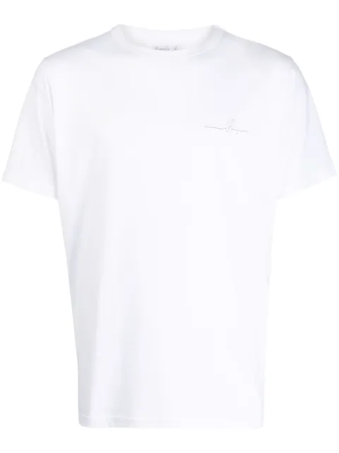 agnès b.  playera con logo estampado