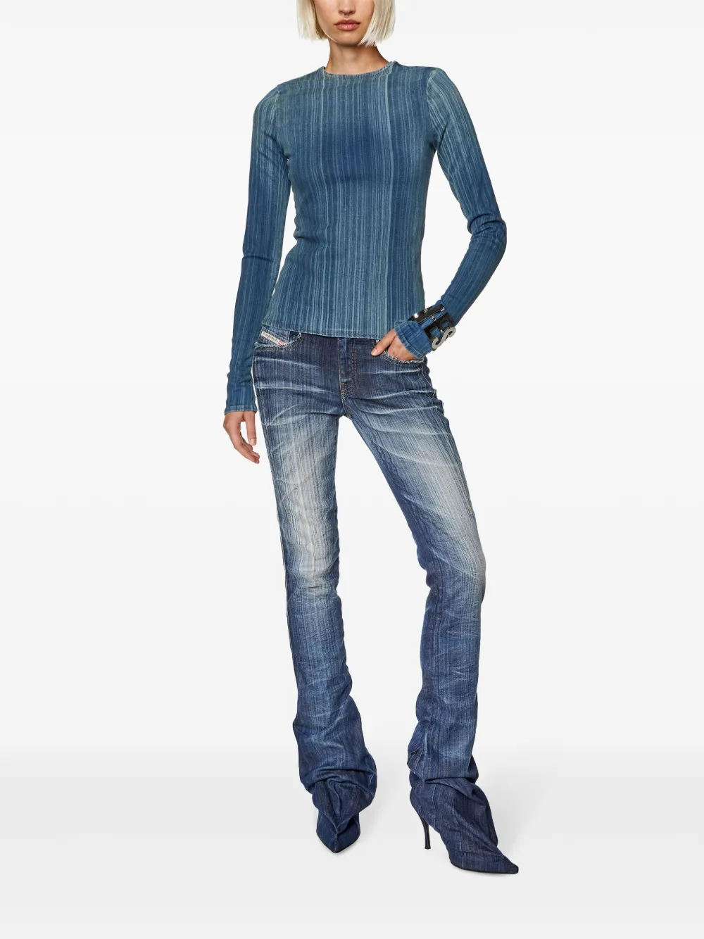 Diesel Bootcut jeans - Blauw