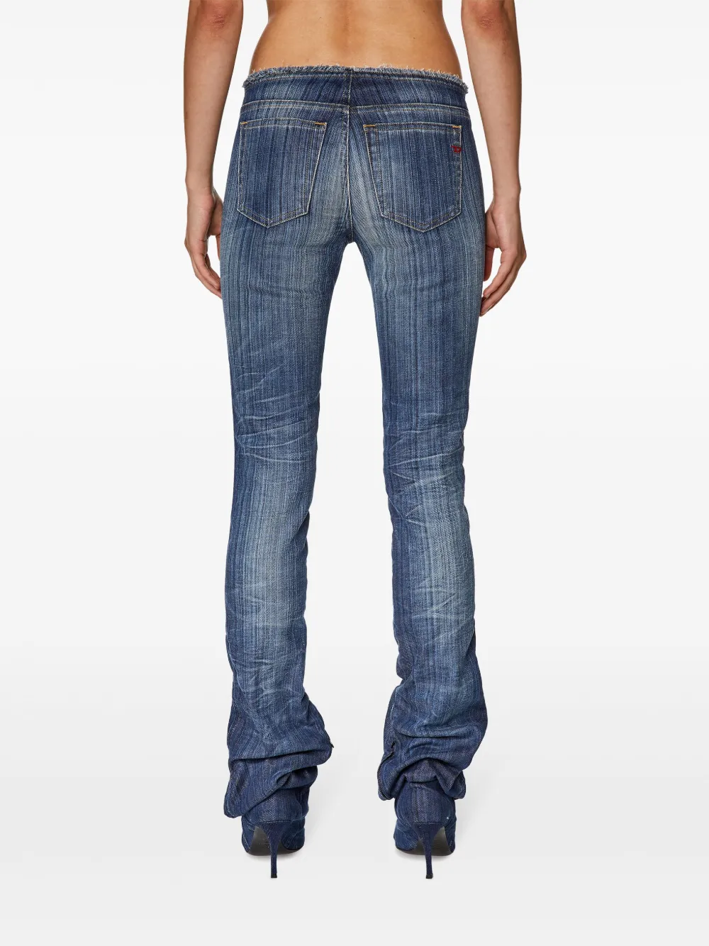 Diesel Bootcut jeans Blauw