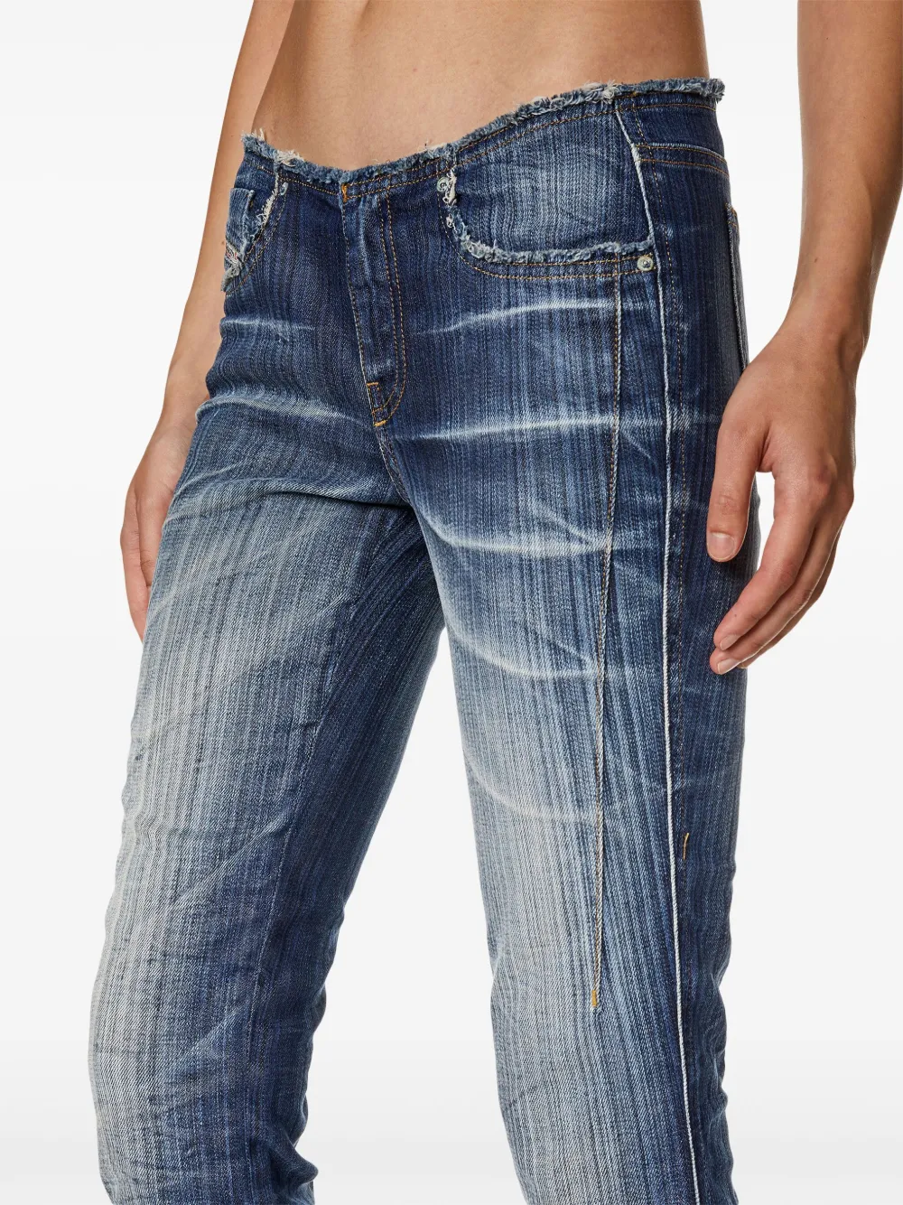 Diesel Bootcut jeans Blauw