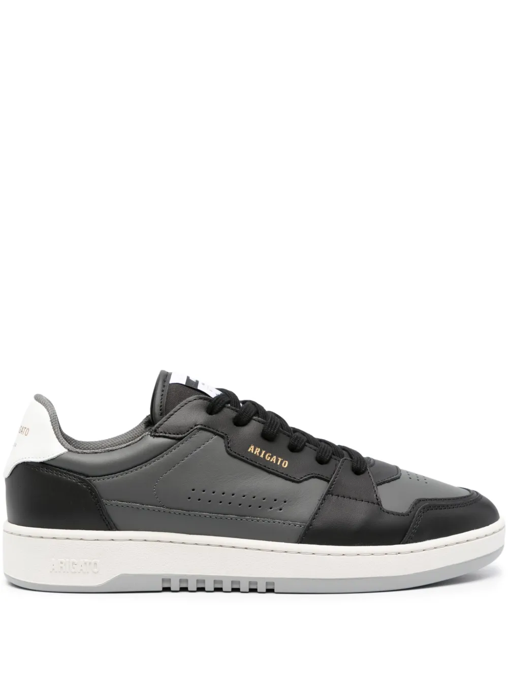 Axel Arigato Dice Lo Panelled Leather Sneakers In Black