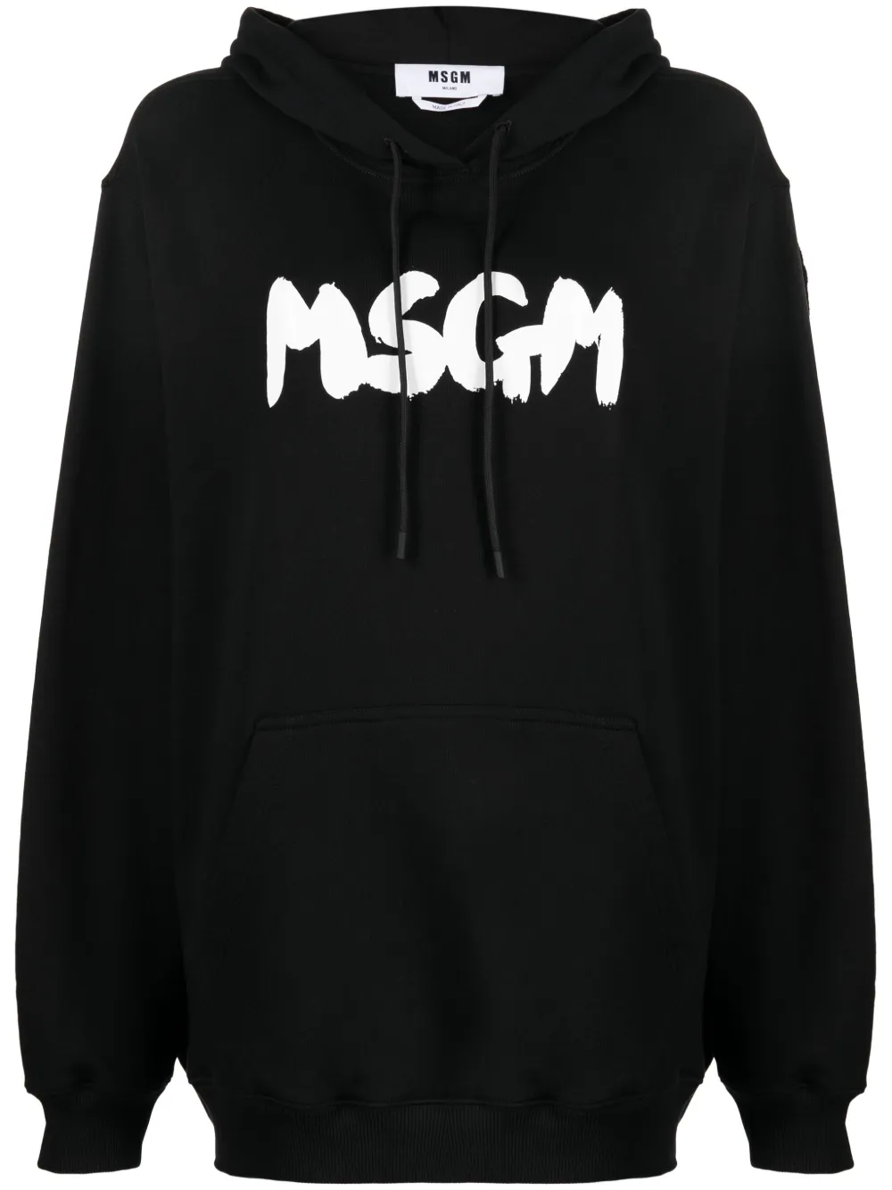 MSGM Hoodie met logoprint Zwart