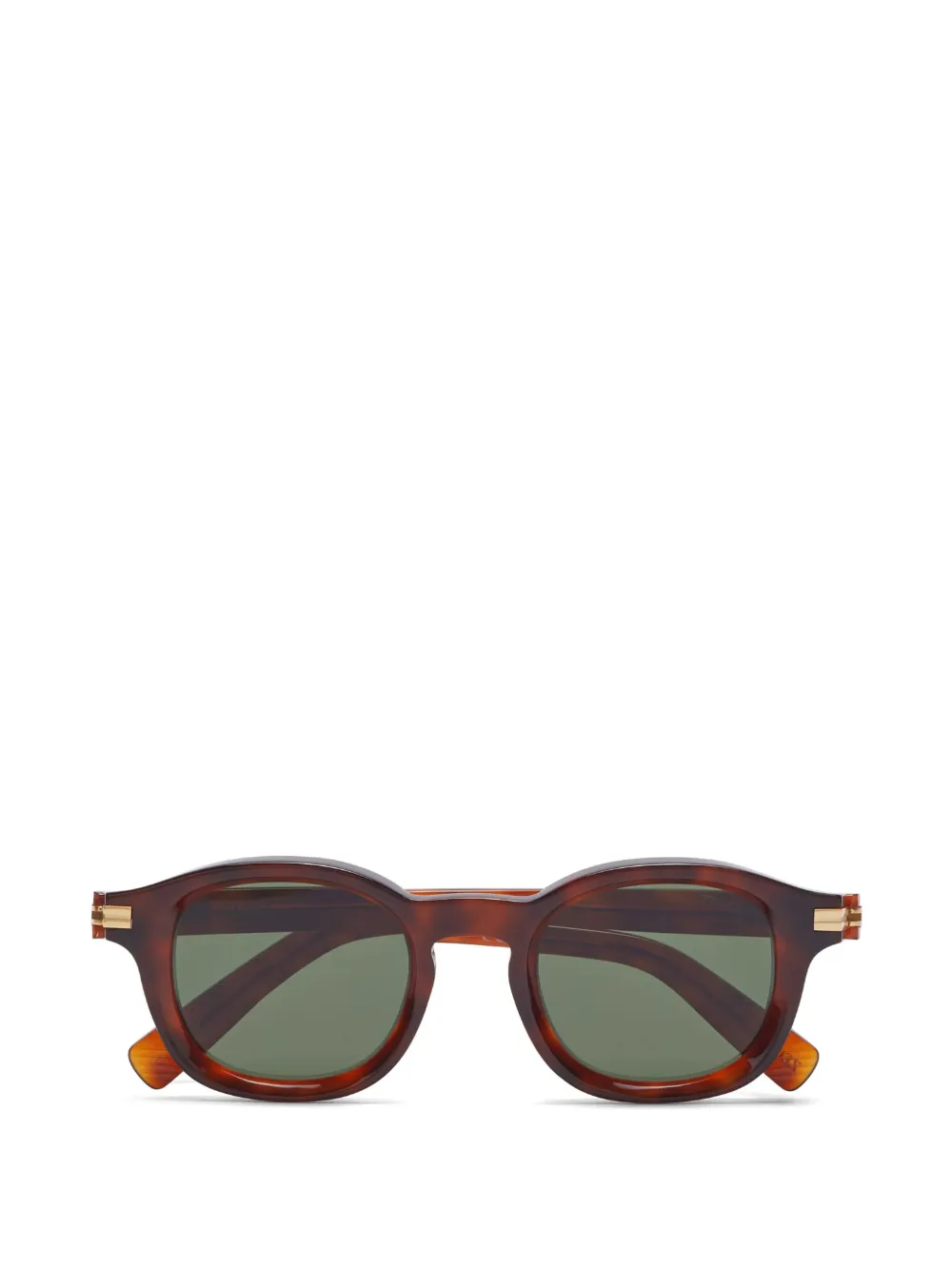 Zegna Occhiali da sole tondi - Marrone