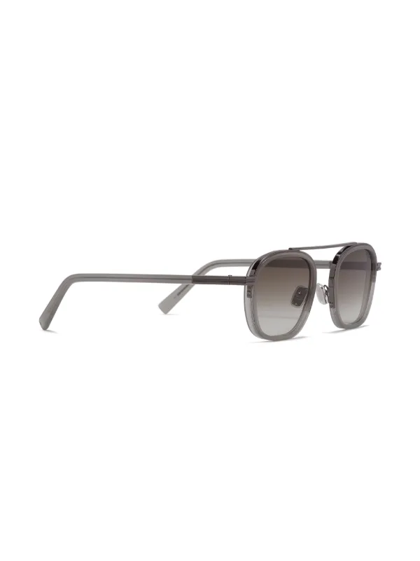 Zegna Óculos De Sol Orizzonte I | Cinza | FARFETCH BR
