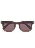 Zegna gradient-effect square-frame sunglasses - Brown