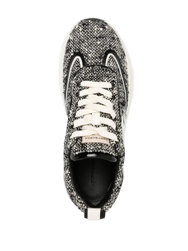 Tory burch outlet glitter sneakers