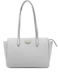 Tory Burch small Robinson leather tote bag - Grey