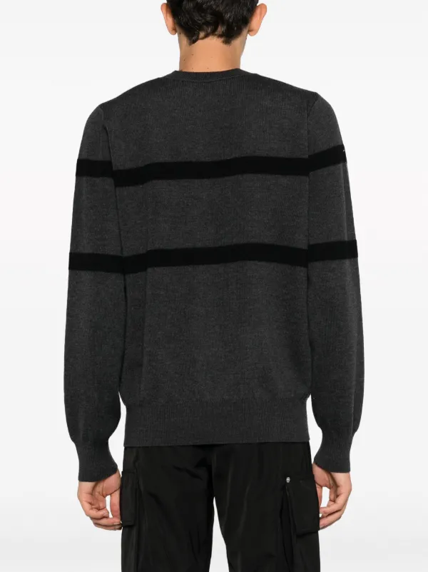 DSQUARED2 ロゴインターシャ セーター | グレー | FARFETCH JP