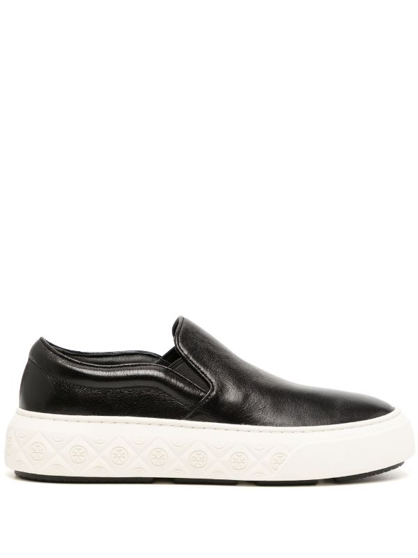 Tory burch hot sale leather sneakers