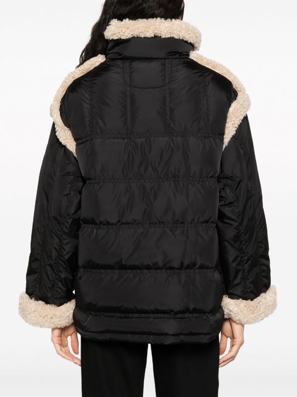 STAND STUDIO Dorothy faux fur Trim Down Puffer Jacket Farfetch