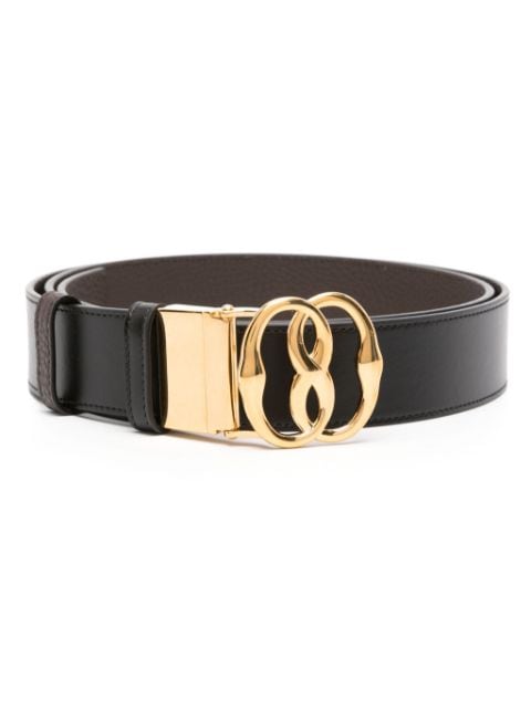 Bally Emblem reversible leather belt