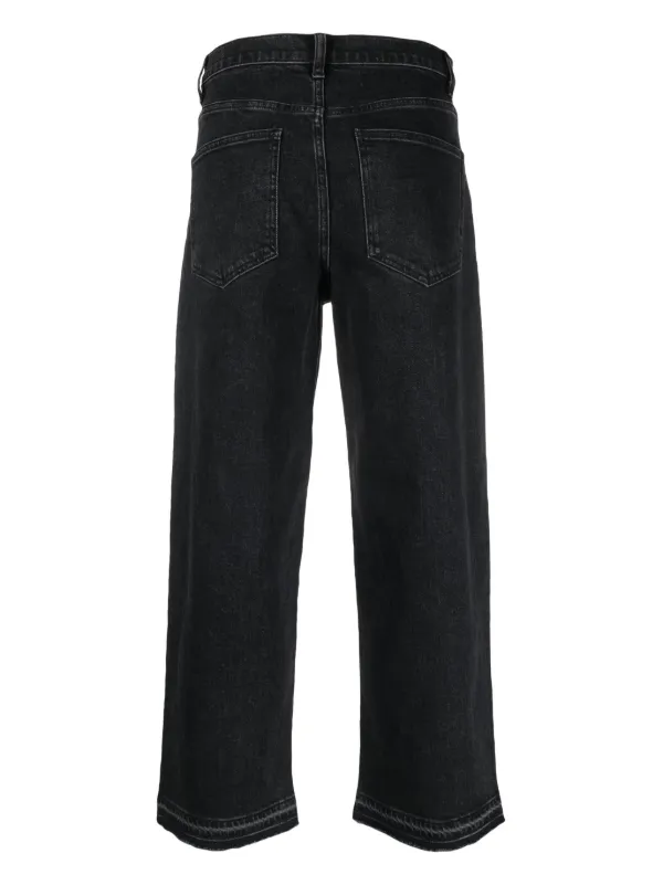 Theory high-rise Cotton straight-leg Jeans - Farfetch