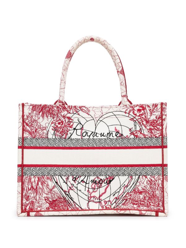 Buy Womens Book Tote bag in embroidered Oblique canvas Dior bag