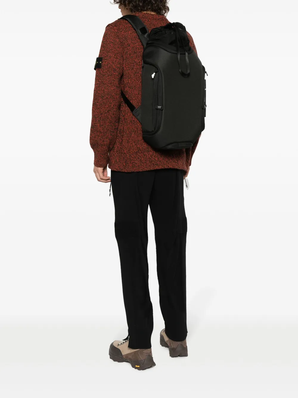 Côte&Ciel Avon expandable-panel backpack - Zwart
