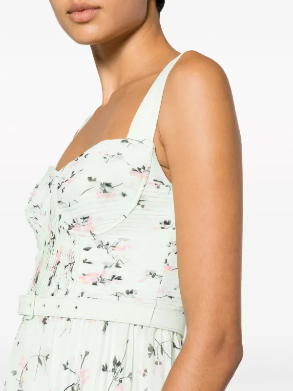 Self-Portrait フローラル シフォンドレス | グリーン | FARFETCH JP Self-Portrait フローラル シフォンドレス | グリーン | FARFETCH JP