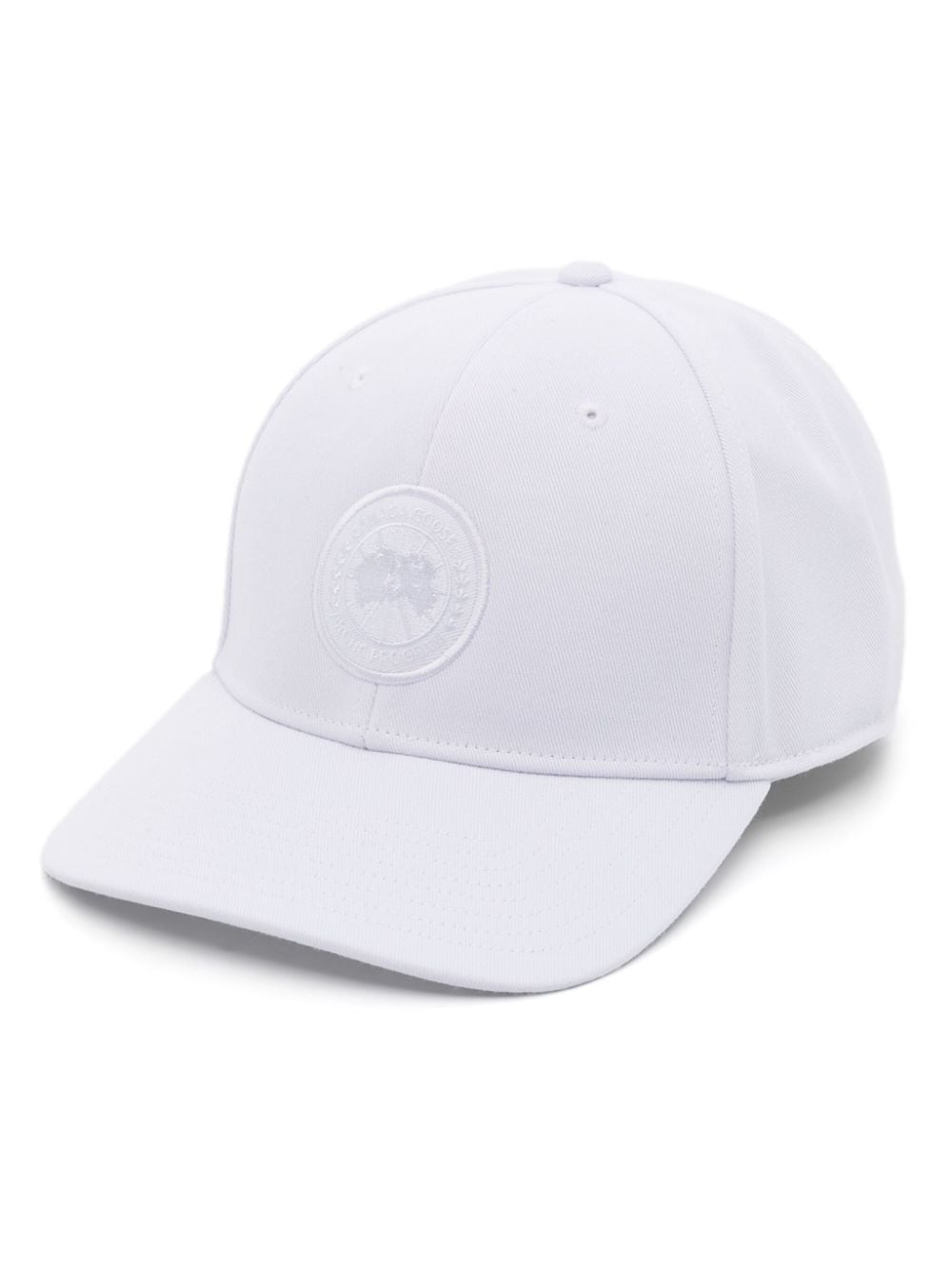 Canada Goose Logo-patch Curved-peak Cap In White