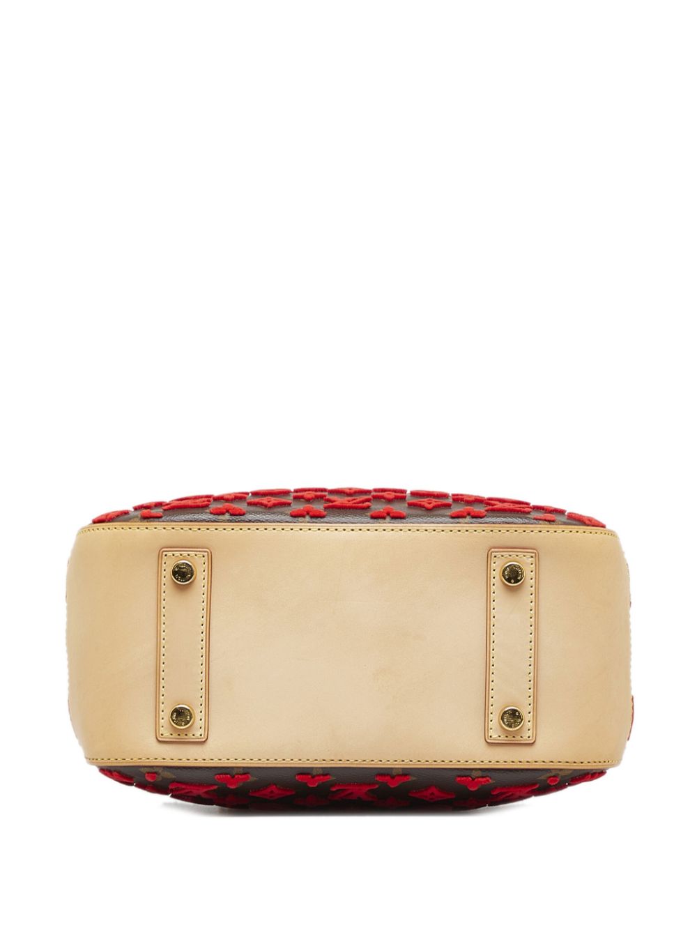 Louis Vuitton 2013 pre-owned Limited Edition Rouge Monogram Tuffetage  Deauville Cube Bag - Farfetch