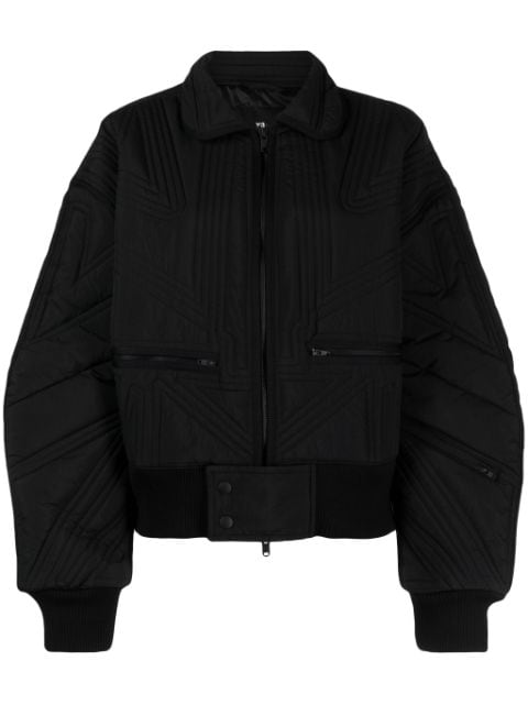 Y-3 quilted bomber jacket