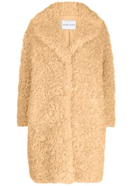 STAND STUDIO Camille faux-shearling coat