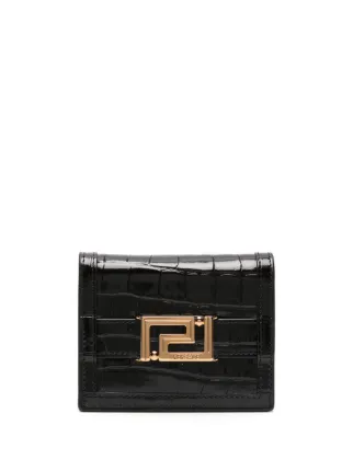 Versace 二つ折り財布 | ブラック | FARFETCH JP