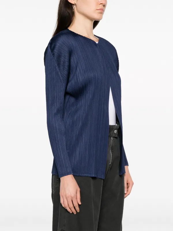 Pleats Please Issey Miyake Monthly Colors August Pleated Cardigan