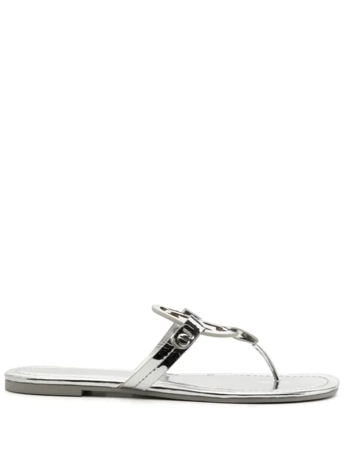 Tory Burch tongs Miller métallisé - Tory Burch - Modalova