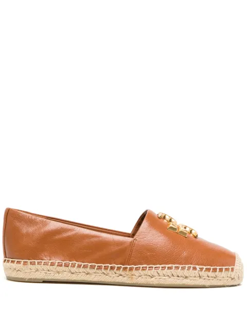 Tory Burch espadrilles Eleanor en cuir à plaque TT