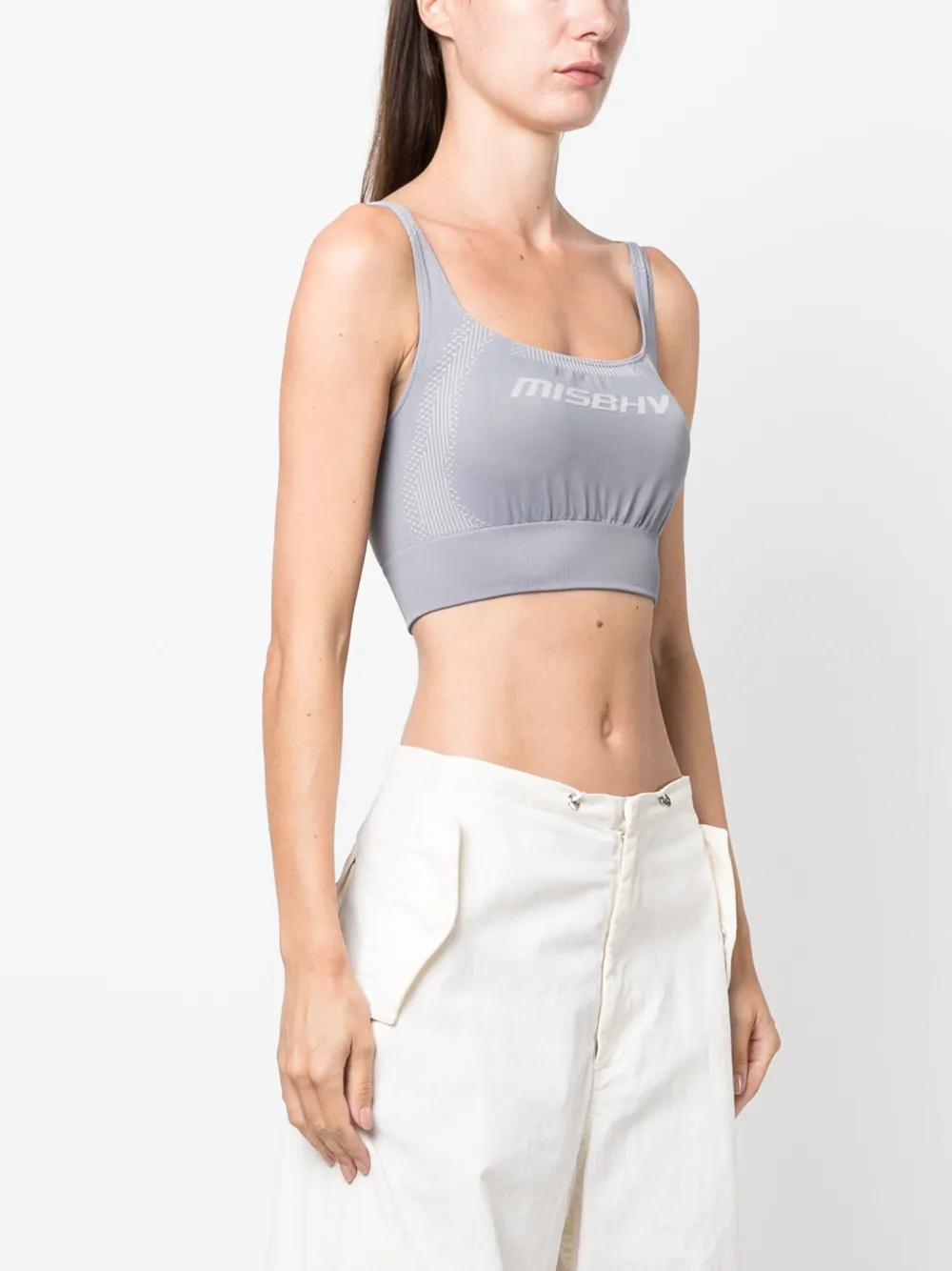 MISBHV Cropped top Blauw