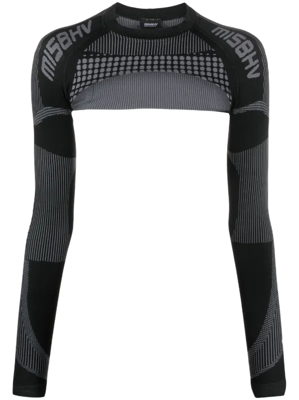 Misbhv＞＞＞フロックメッシュ スポーツ ロングスリーブ トップ MISBHV ロングスリーブ トップ | ブラック | FARFETCH JP