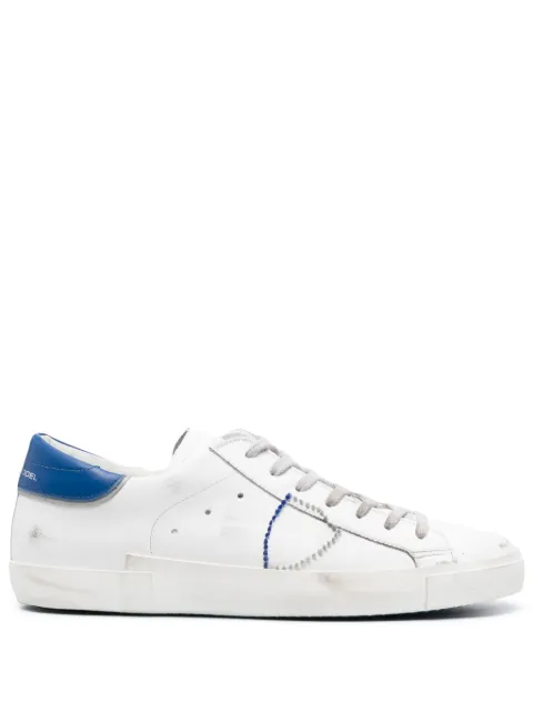 Philippe Model Paris distressed-effect low-top sneakers