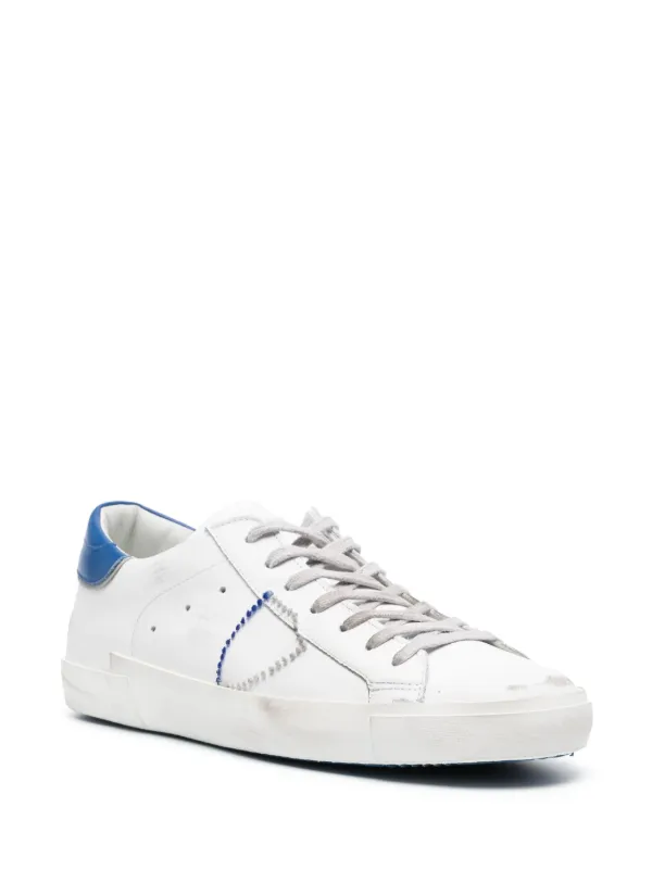 Philippe Model Paris ダメージ スニーカー | ホワイト | FARFETCH JP