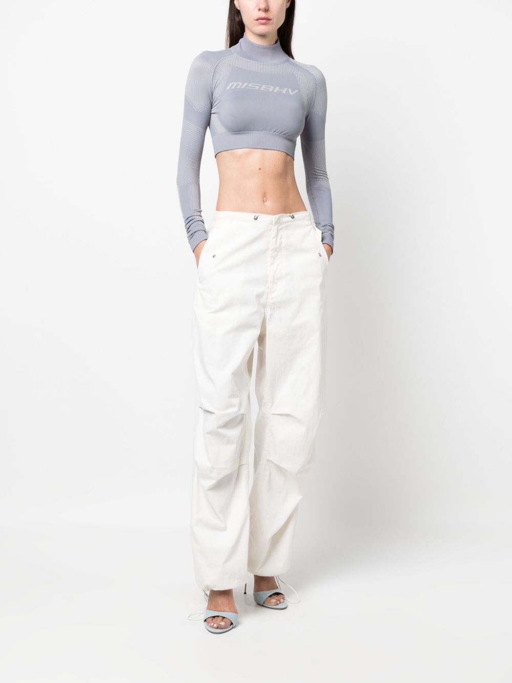 MISBHV Cropped top - Blauw