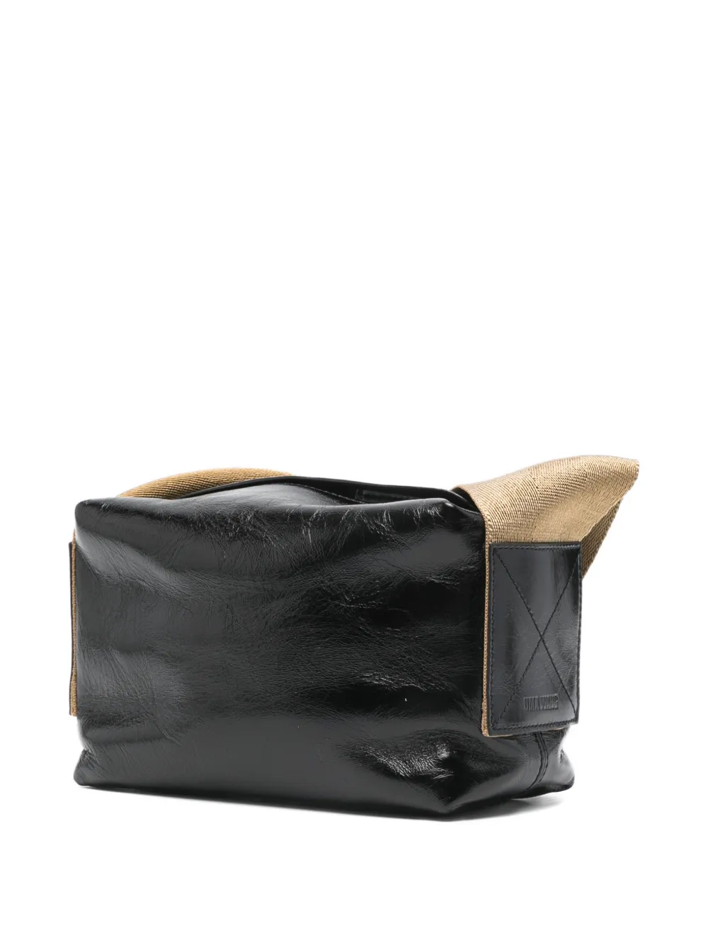 Uma Wang Gestructureerde crossbodytas Zwart
