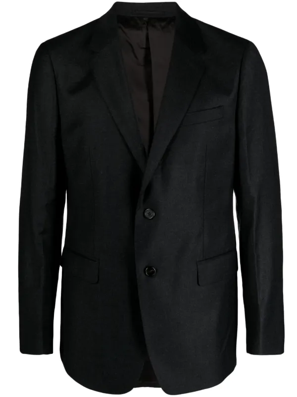 Theory Single-breasted Wool Blazer in Grey