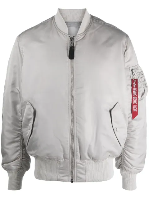 Alpha Industries vändbar bomberjacka med dragkedja