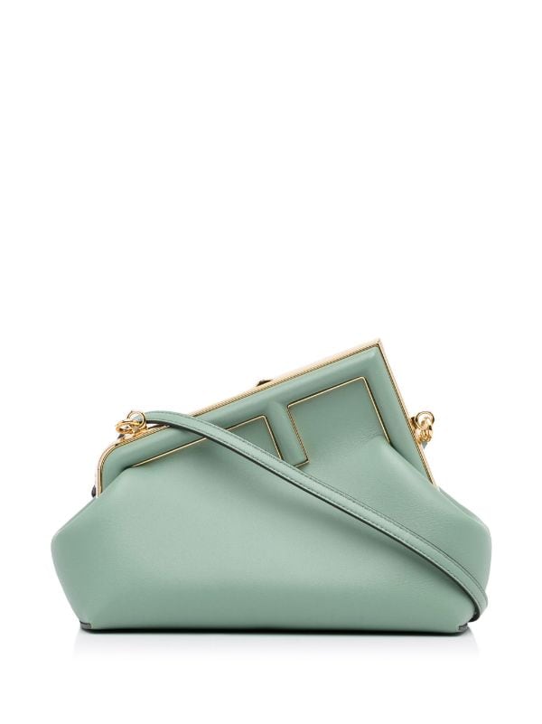 Fendi First Small - Mint green leather bag