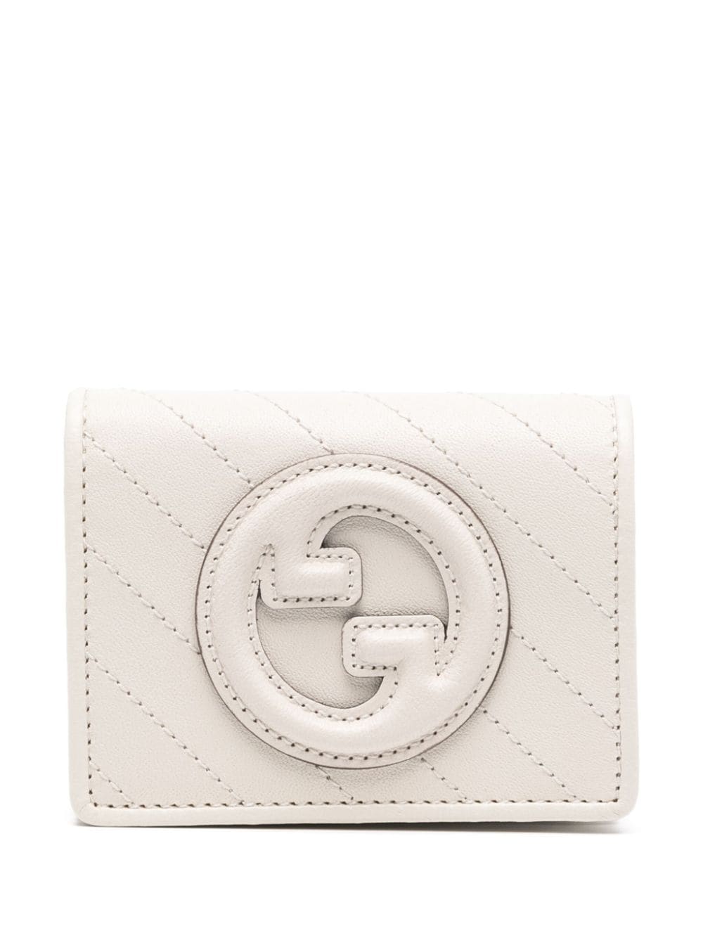 Gucci Portafoglio Blondie con logo GG - Bianco