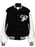 3PARADIS Letterman varsity bomber jacket - Black