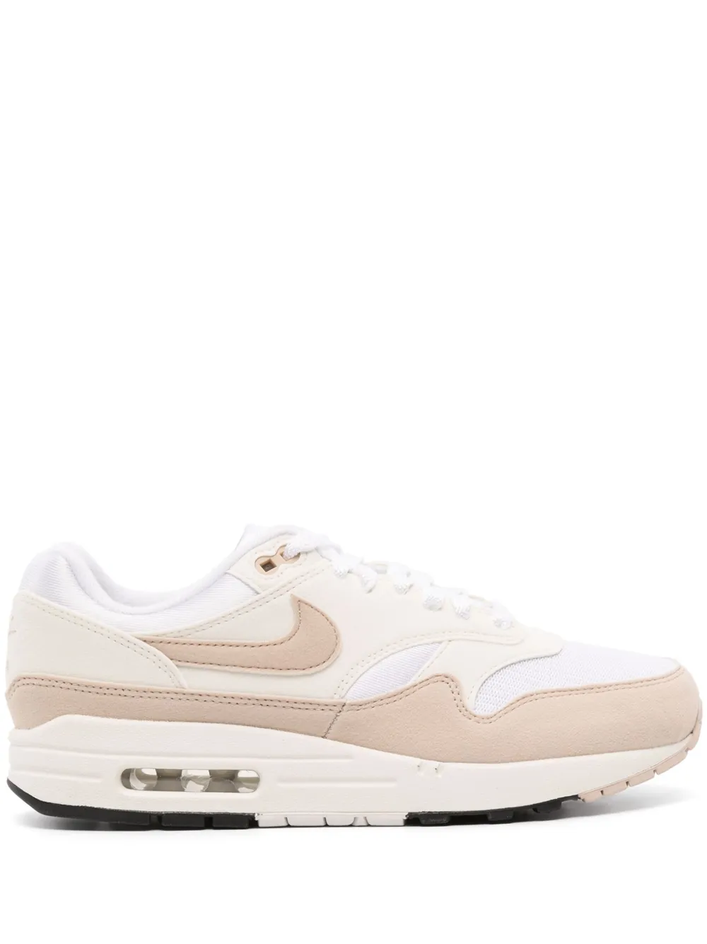 Nike Air Max 1 Panelled Sneakers In Neutrals
