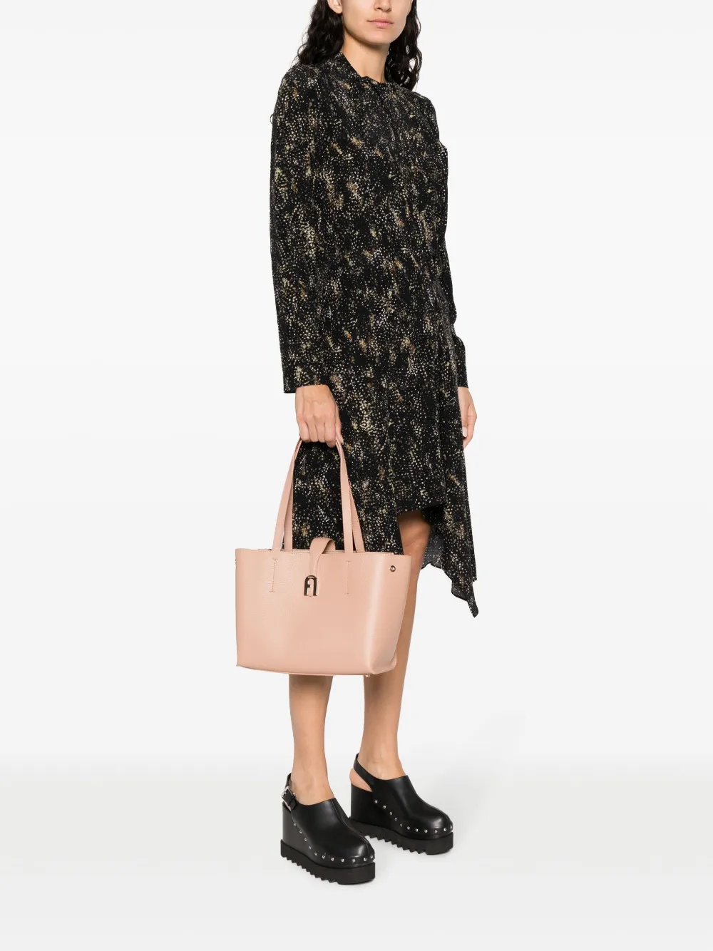 Furla 1927 leren shopper - Roze