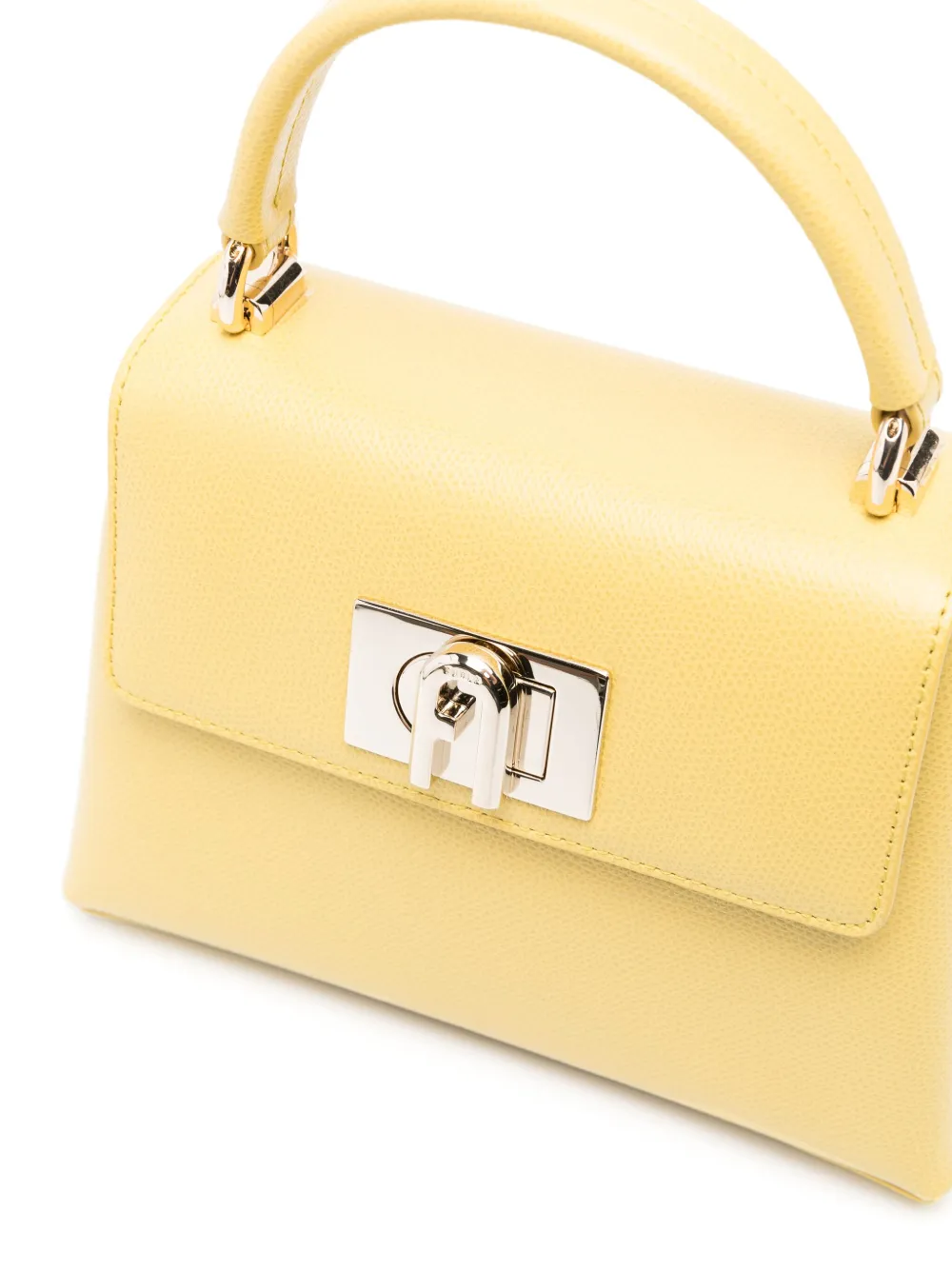 Furla 1927 leren shopper Geel