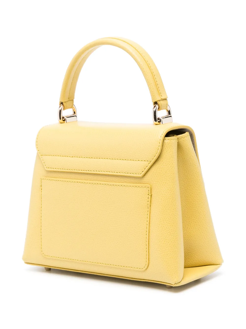 Furla Leather Twist-lock Purse in Yellow