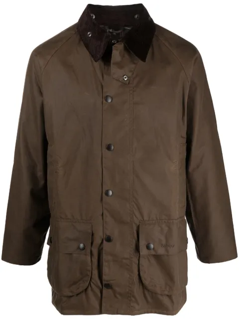 Barbour veste en coton à effet ciré