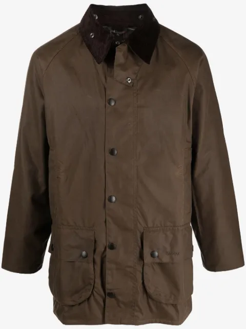 Barbour cotton wax-coated jacket