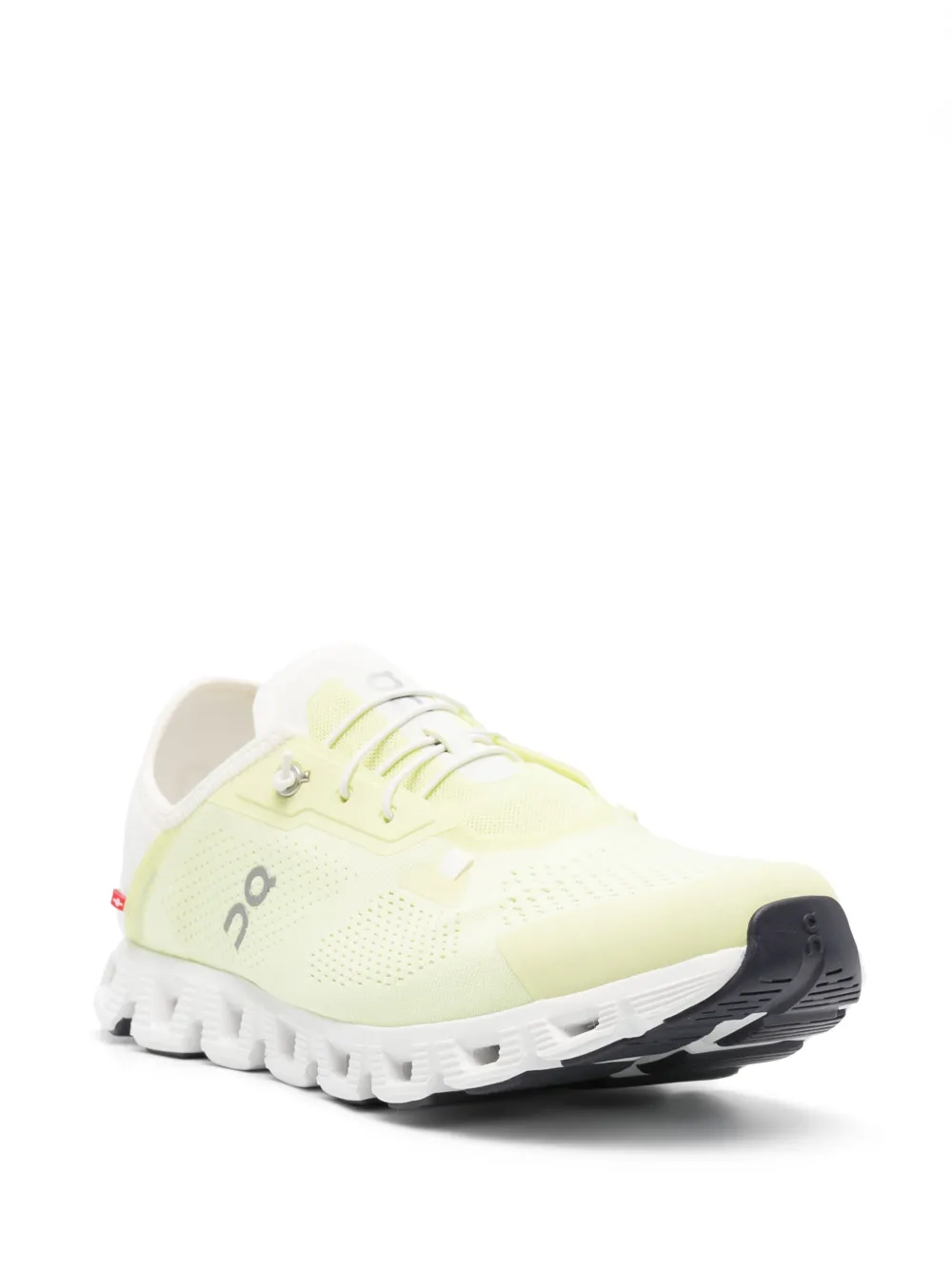 On Running Cloud 5 loogo-print sneakers - Geel