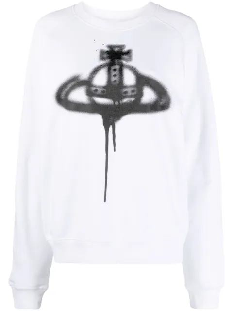Vivienne Westwood Spray Orb-print cotton sweatshirt