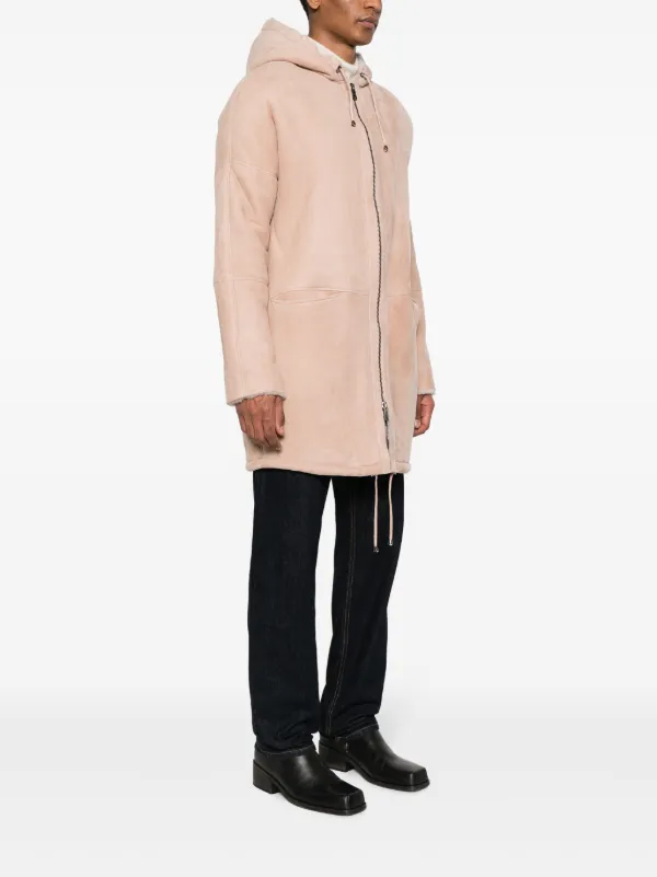 Giorgio Brato shearling-trim Hooded Jacket | Neutrals | FARFETCH AO