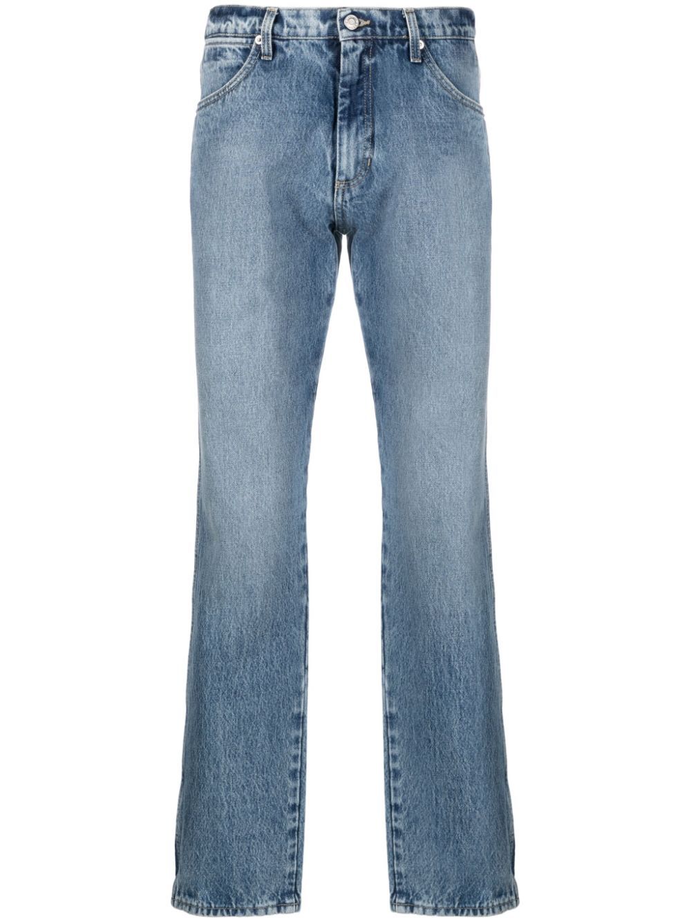 Bally Jeans dritti con applicazione - Blu