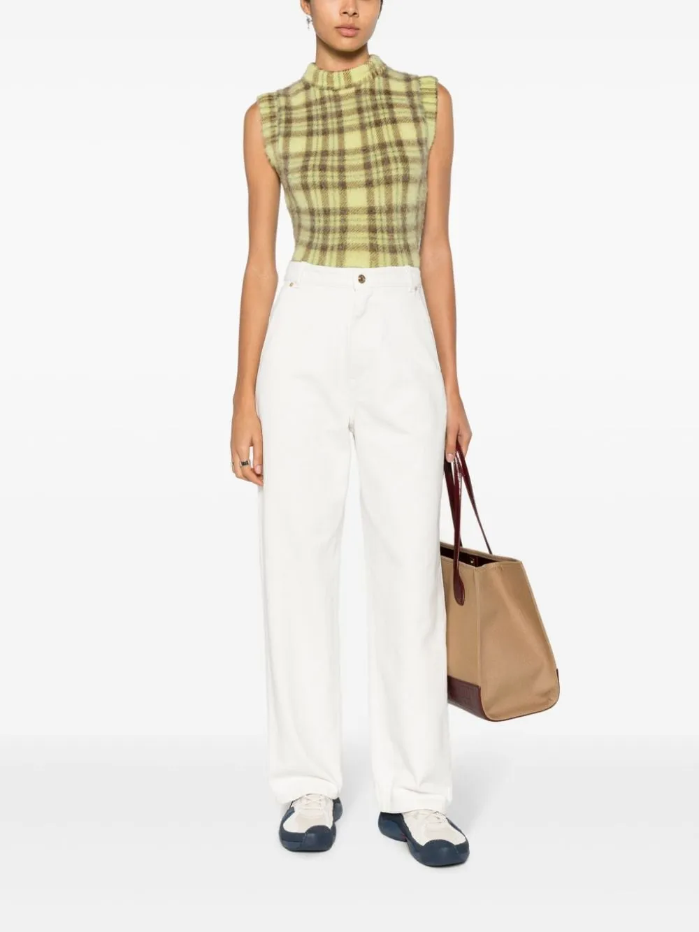 Bally High waist jeans - Wit