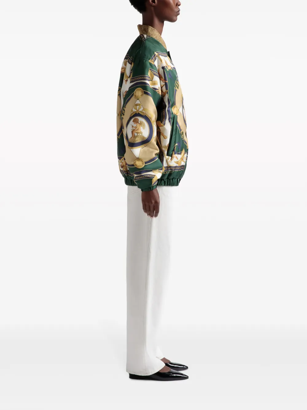 Bally Bomberjack met vlakken Groen